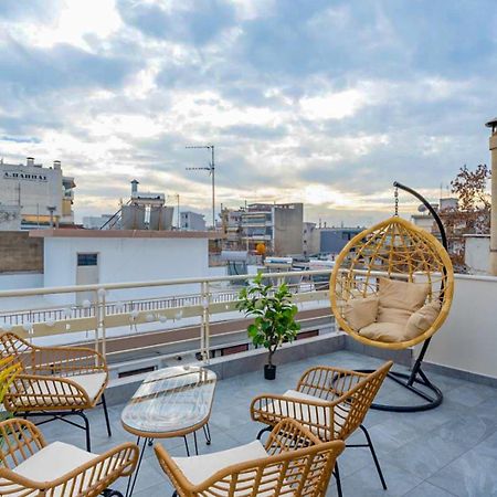 Pomegranate Luxury Penthouse Maisonette With Beautiful Terrace & Free Parking By Binobi ! Salonic Exterior foto